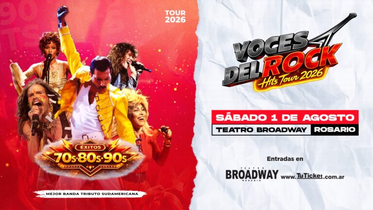 VOCES DEL ROCK REGRESA CON UN ESPECTÁCULO RENOVADO • THE HITS TOUR 2026